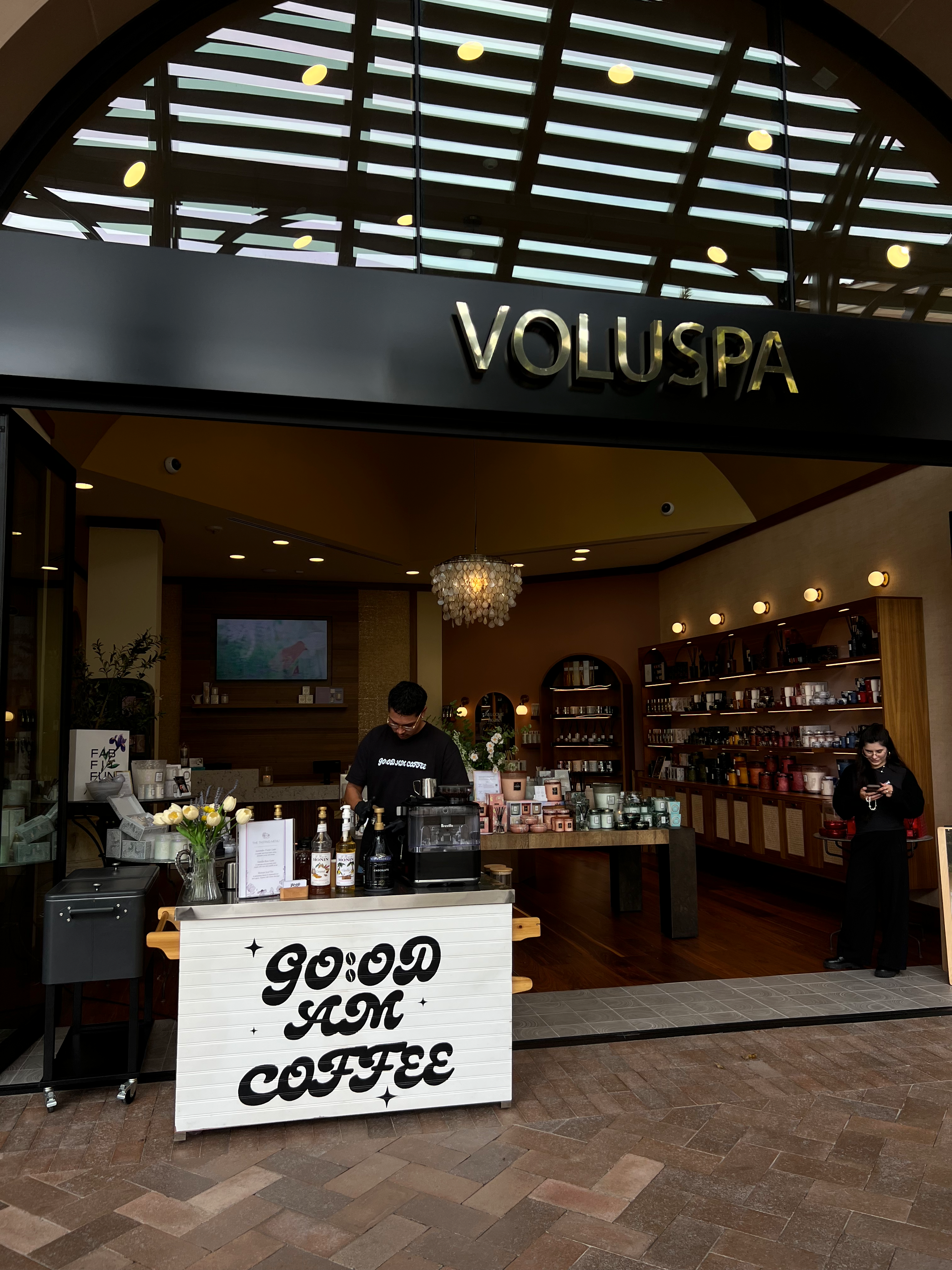 Go:od AM Coffee pop-up at Voluspa